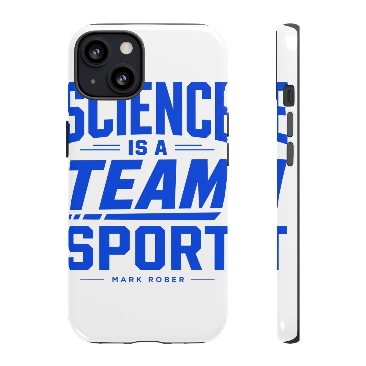 Mark Rober "Science is a Team Sport" Phone Case - alternate angle 2, merchandise