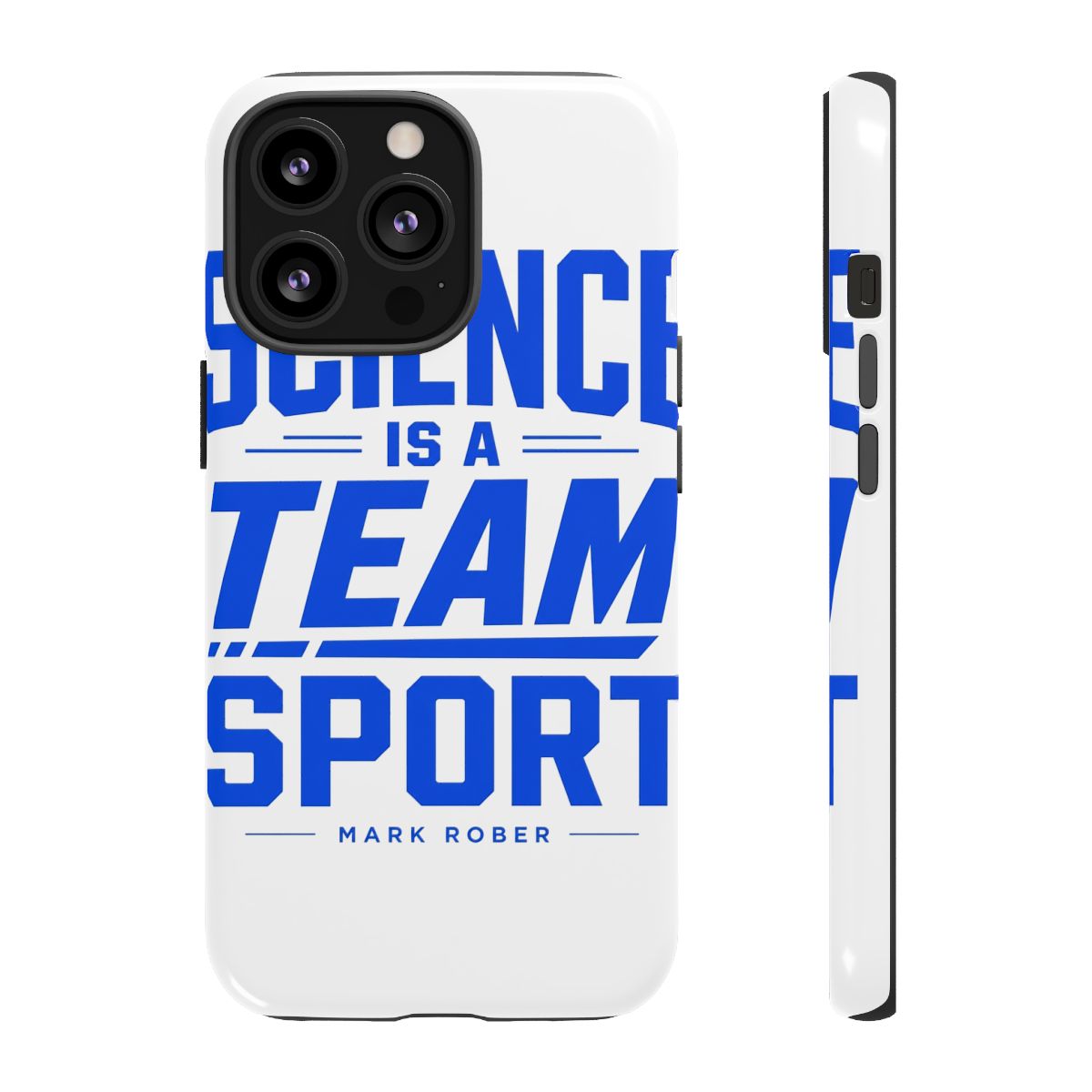 Mark Rober "Science is a Team Sport" Phone Case - alternate angle 3, merchandise