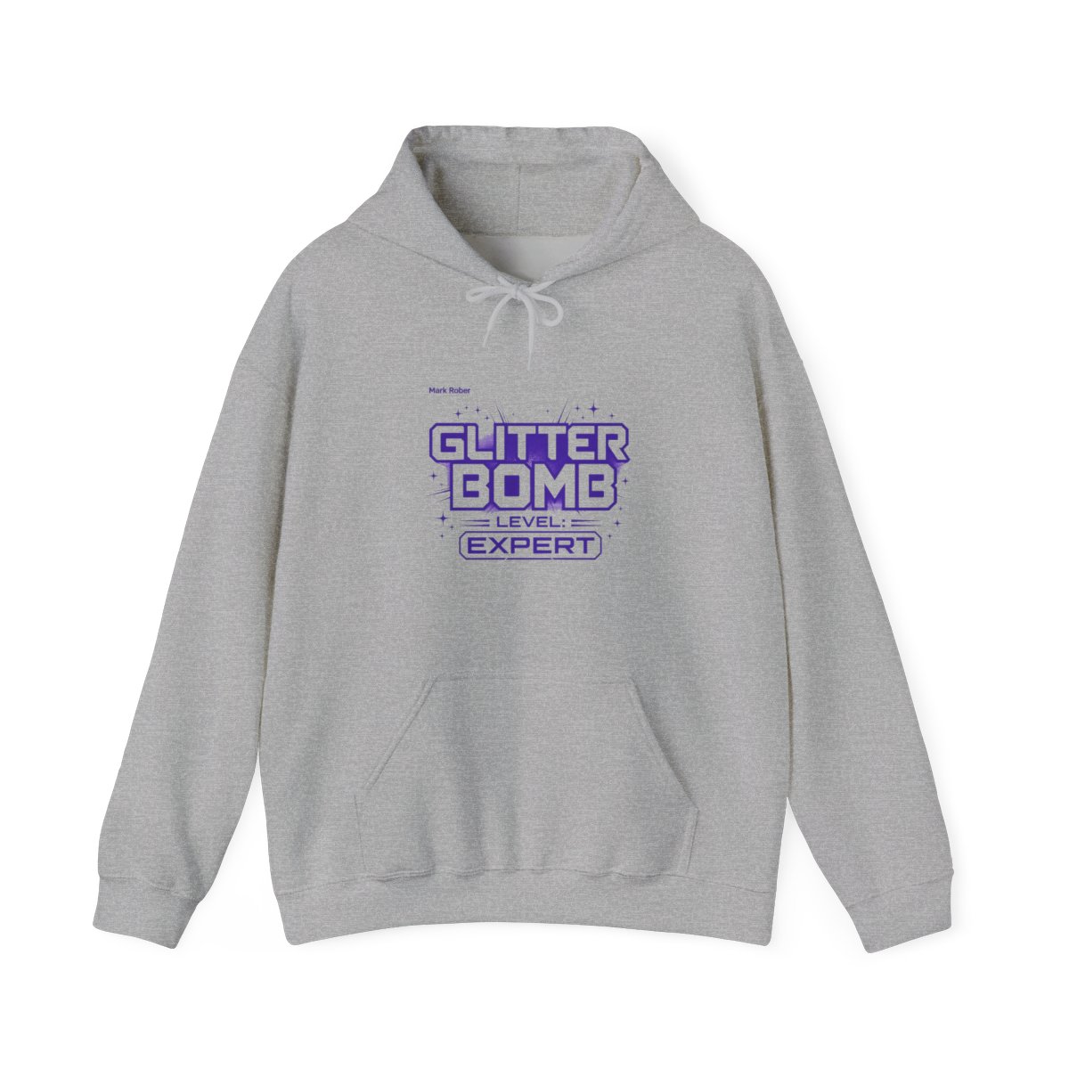 Mark Rober "Glitter Bomb Level: Expert" Hoodie - alternate angle 3, merchandise
