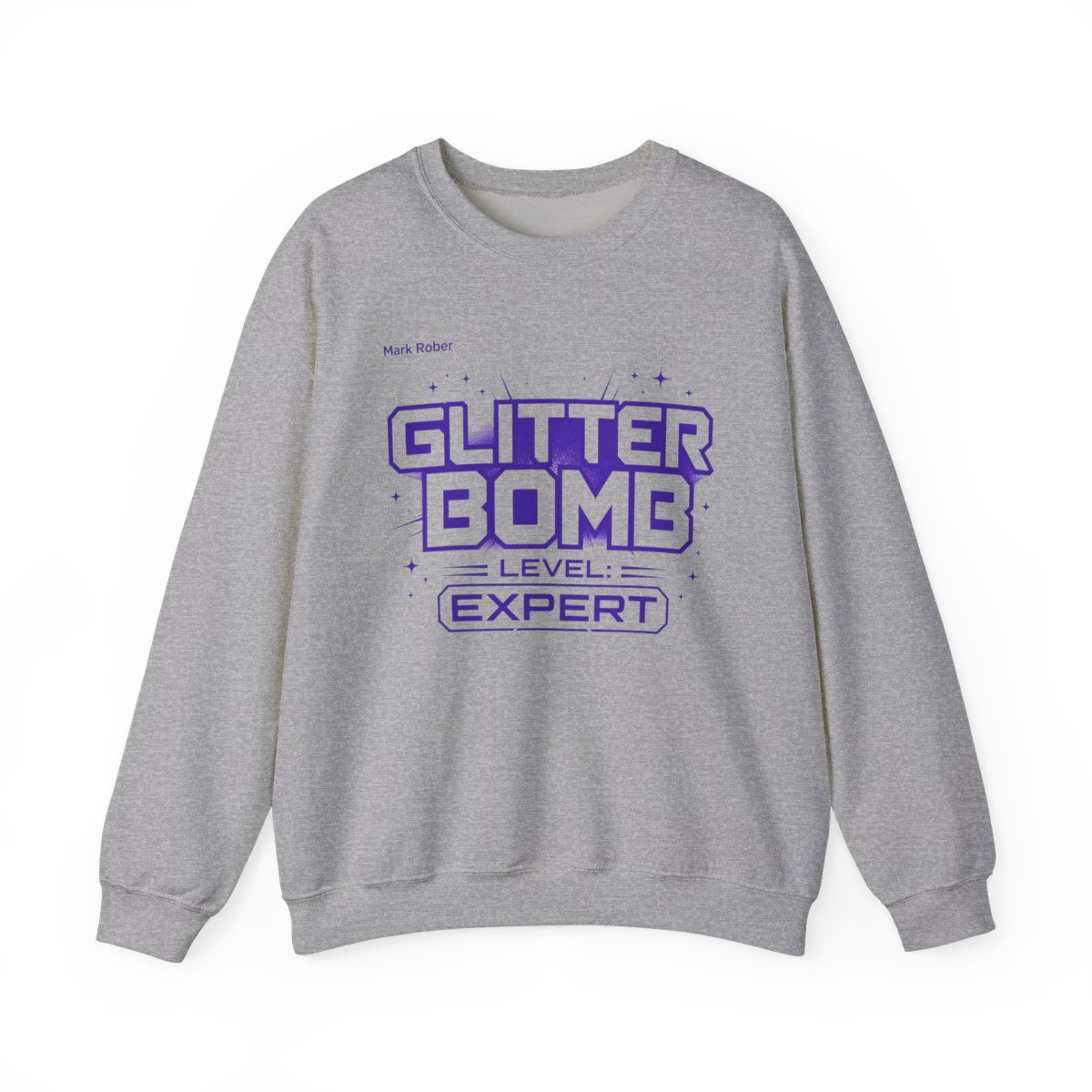 Mark Rober "Glitter Bomb Level: Expert" Crewneck