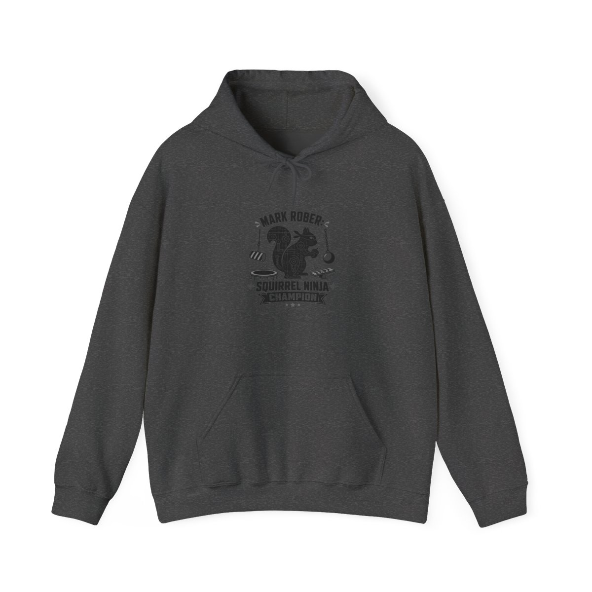 Mark Rober "Squirrel Ninja Course." Hoodie - alternate angle 3, merchandise
