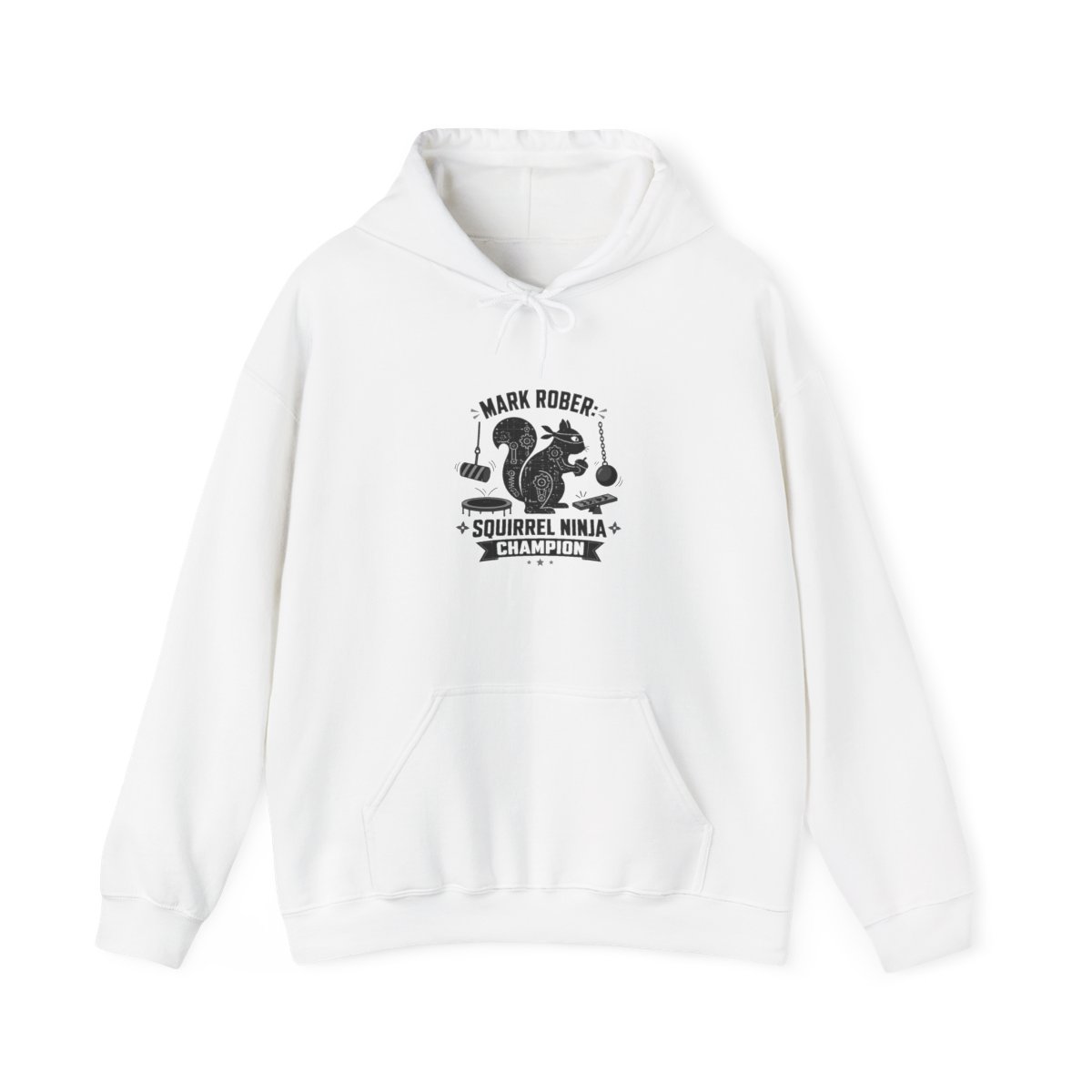 Mark Rober "Squirrel Ninja Course." Hoodie - alternate angle 2, merchandise