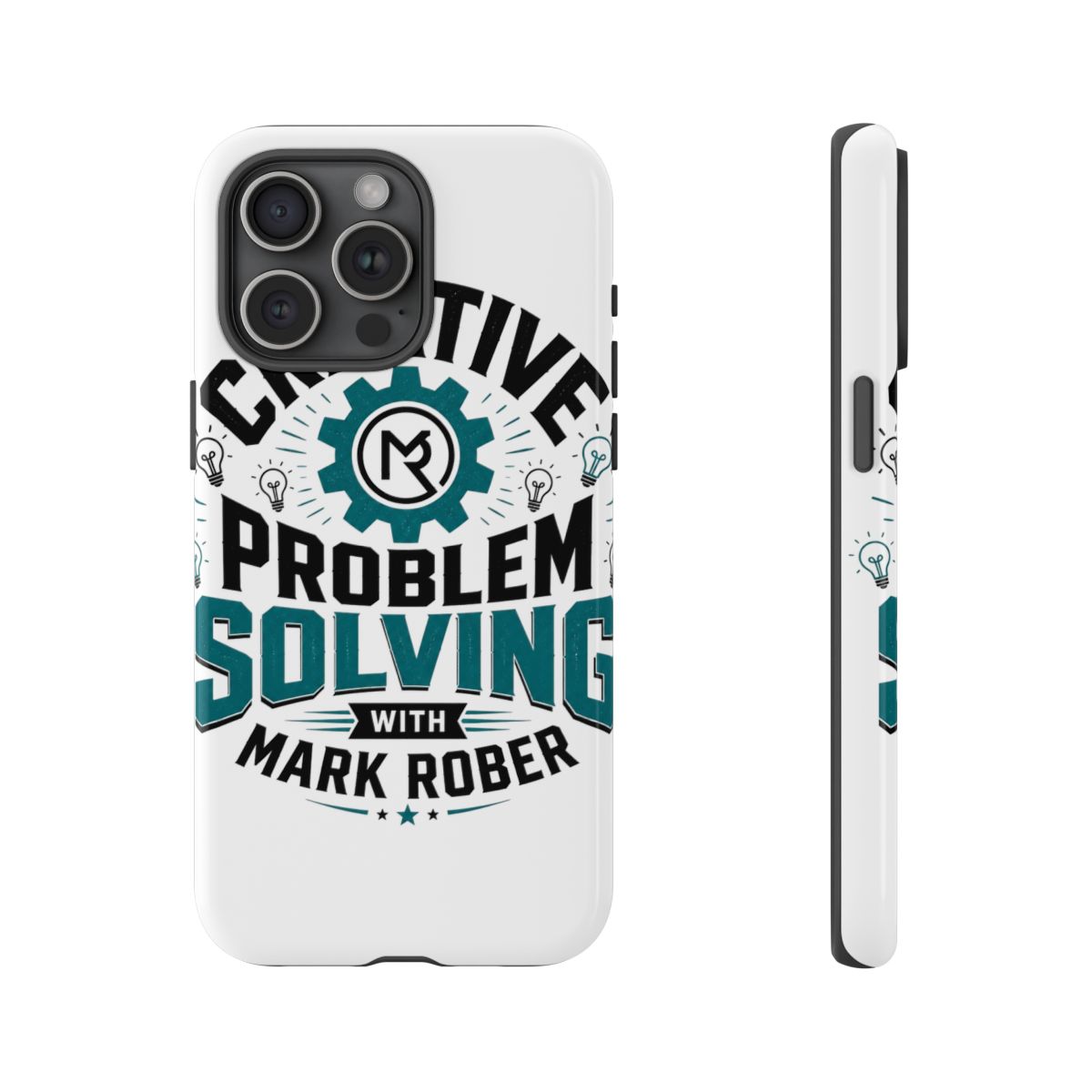 Mark Rober "Creative Problem Solving" Phone Case - alternate angle 1, merchandise