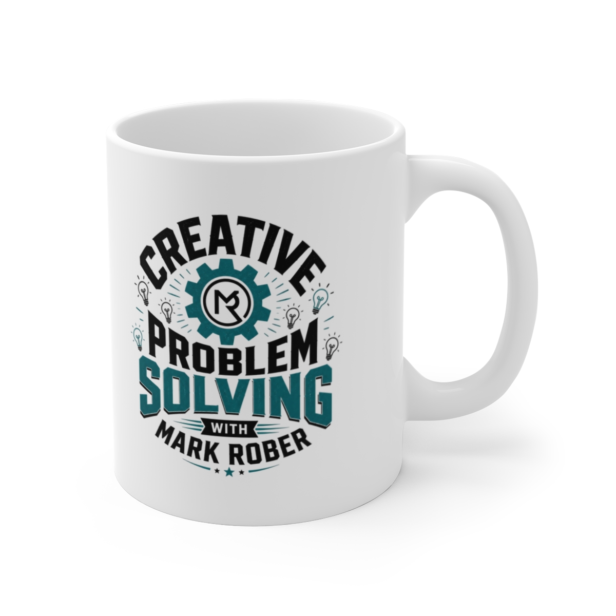 Mark Rober "Creative Problem Solving" White Mug
