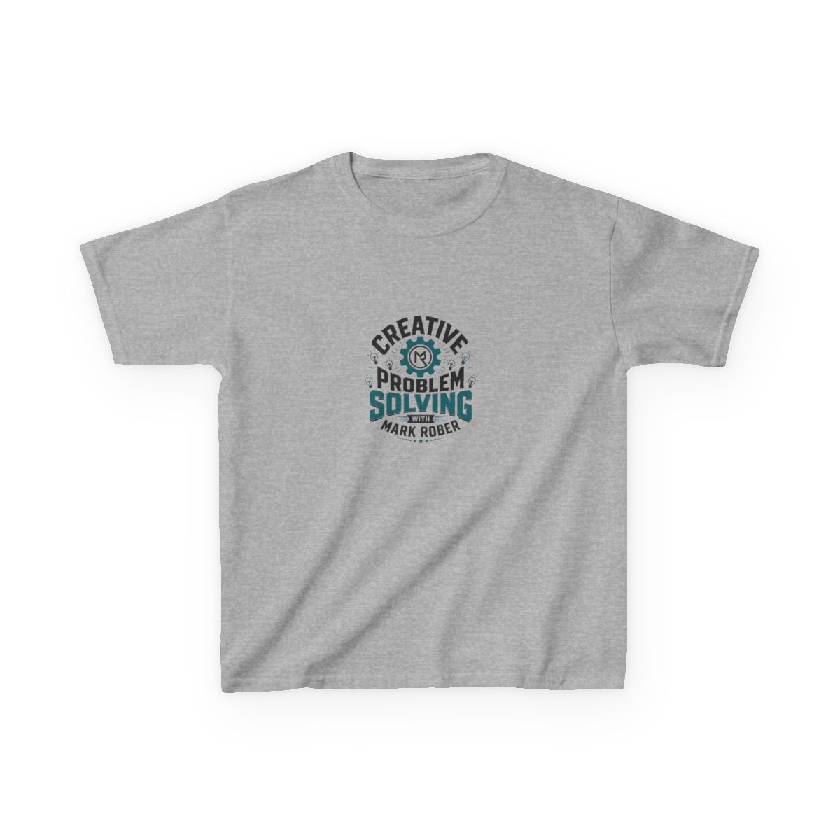 Mark Rober "Creative Problem Solving" Unisex Kids Tee - alternate angle 2, merchandise
