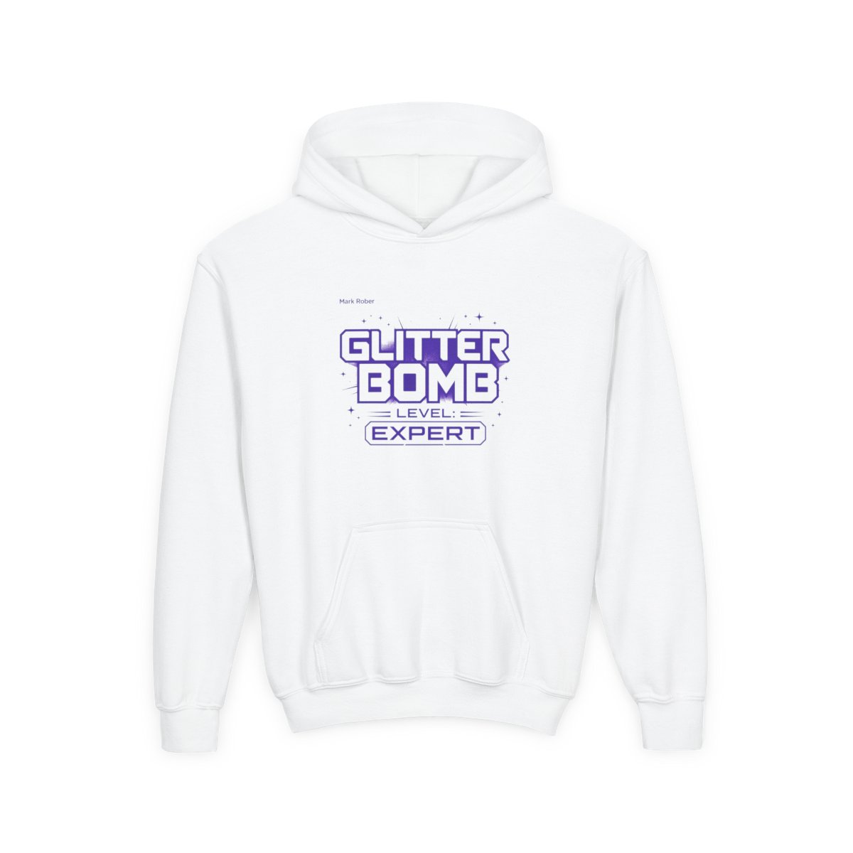 Mark Rober "Glitter Bomb Level: Expert" Kids Hoodie